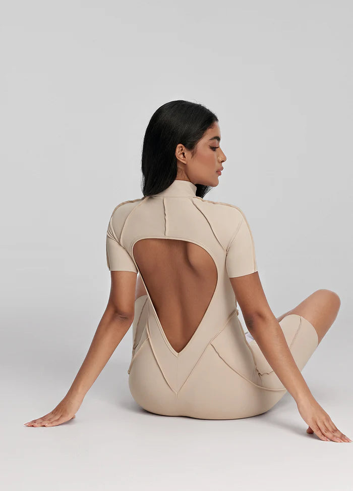 Sleek Shorts Catsit Beige