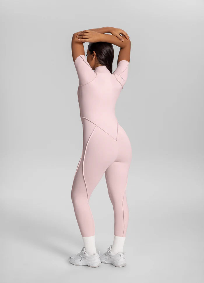 Short Sleeve Full-Length Catsit Pink
